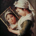 Bambina allo specchio 1